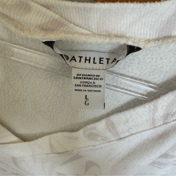 Athleta Coaster Luxe V-Neck Sweatshirt Large - Picture 8 of 8